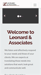 Mobile Screenshot of leonard-cpas.com